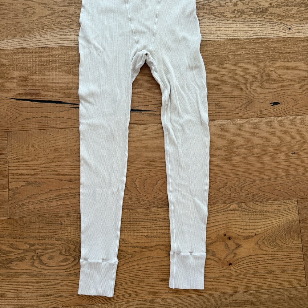 Skims Bone Ribbed Leggings Sz. M - Picture 3 of 7